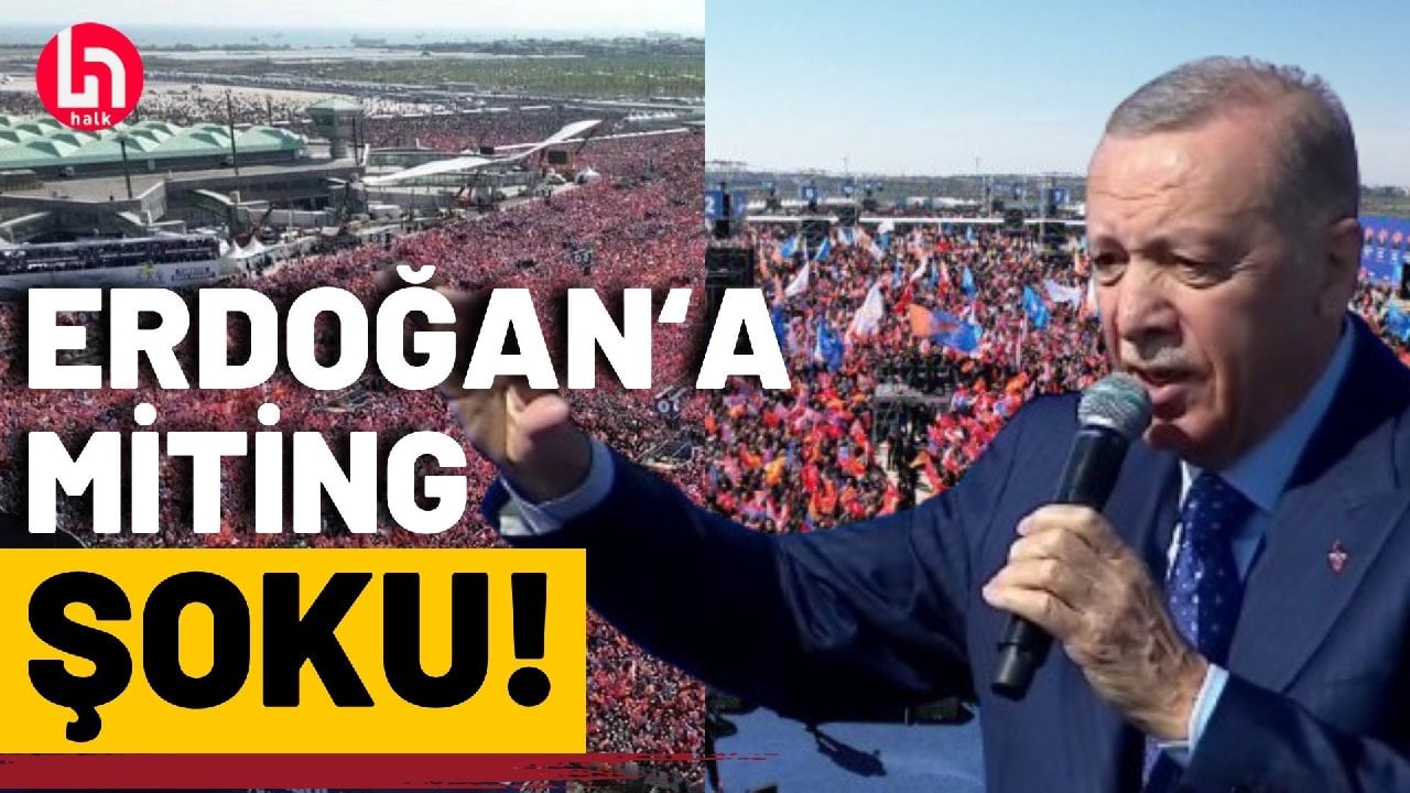 Erdoğan Büyük İstanbul mitinginde umduğunu bulamadı!