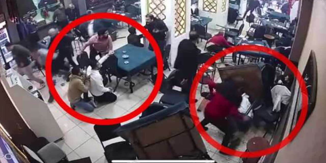 Kahvehanede Masalar Siper Ettiler! Çatışma Paniği Kameralara Böyle Yaşandı