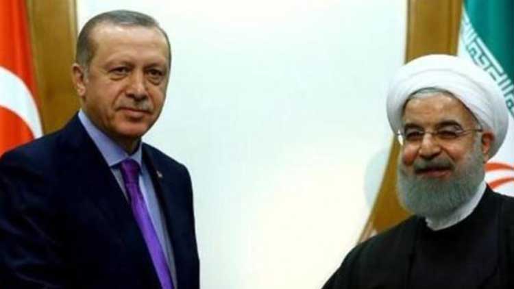 Zirve öncesi Erdoğan ve Ruhani arasında ikili görüşme
