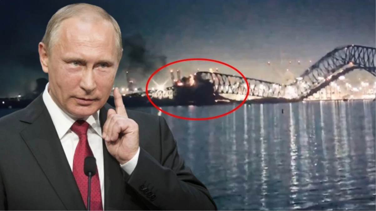 Putin misilleme mi yaptı? ABD'de yıkılan köprünün görüntüleri komplo teorilerini de beraberinde getirdi