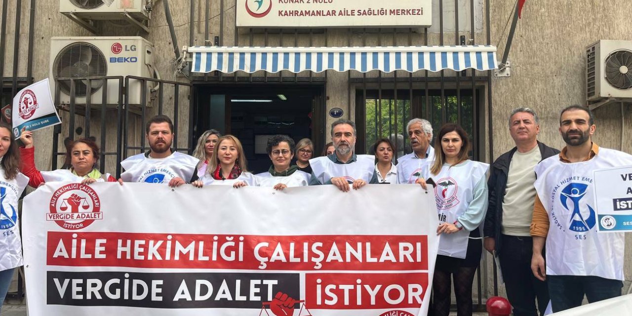 İzmir'den Sağlık Emekçilerinden Çağrı: Aile Hekimlerinin Maaşından Kesilen Yüzde 35 Vergi Kaldırılsın
