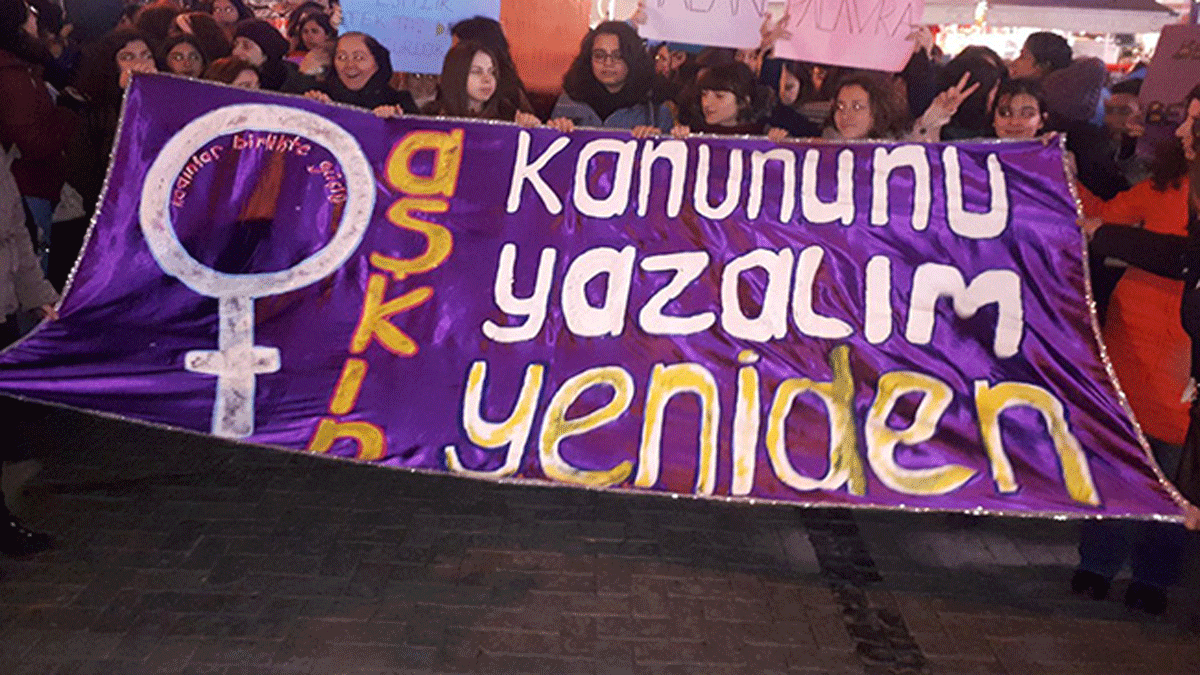 Kadınlar 14 Şubat'ta sokağa çıktı: Özgürlük ve eşitlik istiyoruz!