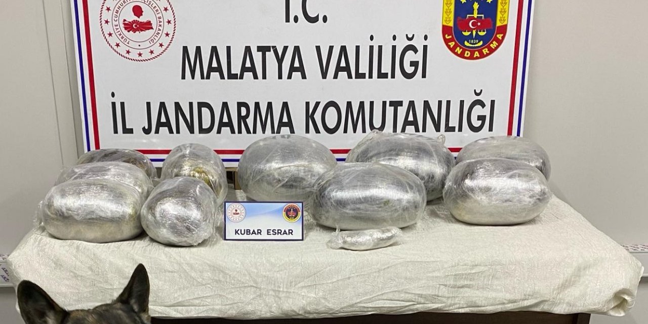 Malatya'da Uyuşturucu Operasyonu: 18 Kilo Esrar Yakalandı