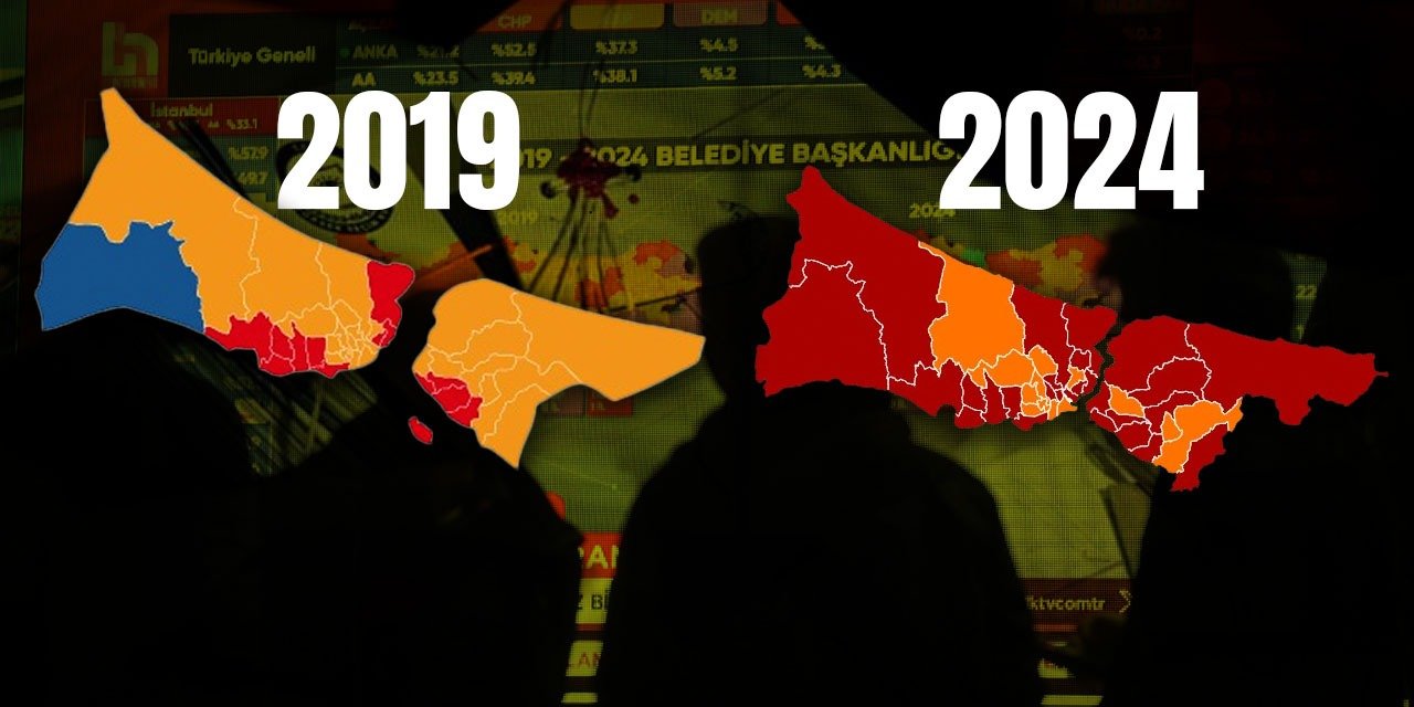 İstanbul'da Seçim Sonuçları: 2019'dan 2024'e El Değiştiren İlçeler Hangileri?
