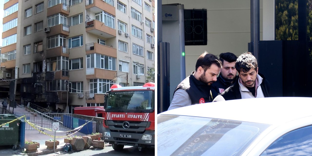 Beşiktaş'taki Yangınla Gözaltına Alınan Şehzade Şazi Şekergümüş Sağlık Kontrolüne Götürüldü