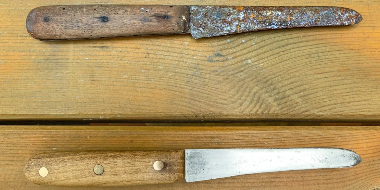Pasla kaplı bir bıçağı ne yapmalı: Evdeki bir sebze onu pırıl pırıl yapacak