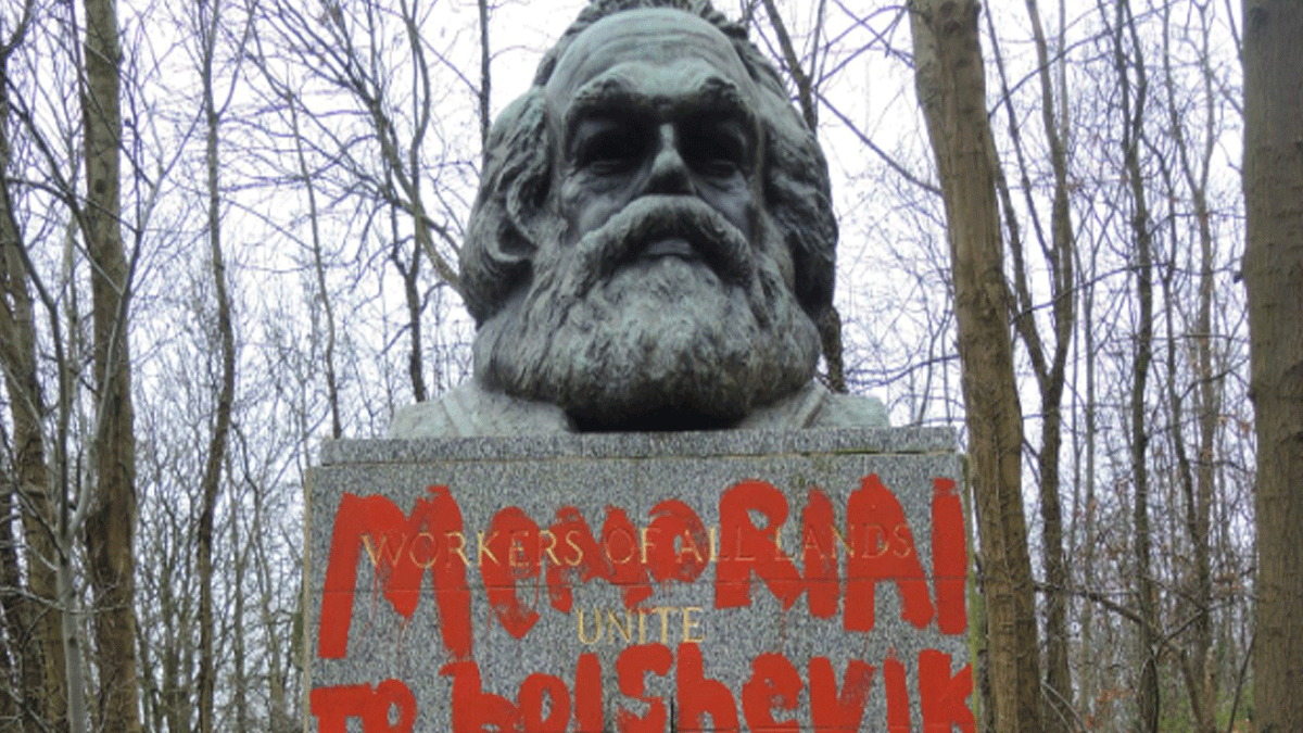 Karl Marx'ın mezarına ikinci saldırı!