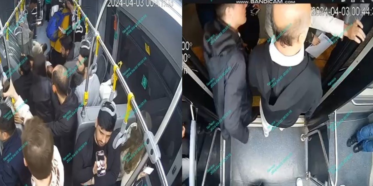 Metrobüse Mermi İsabet Etti: Panik Anları Kamerada!