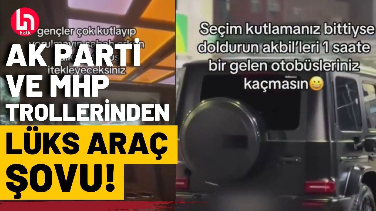 AKP ve MHP'li gençler lüks araçlarıyla video çekip halkla böyle dalga geçtiler!