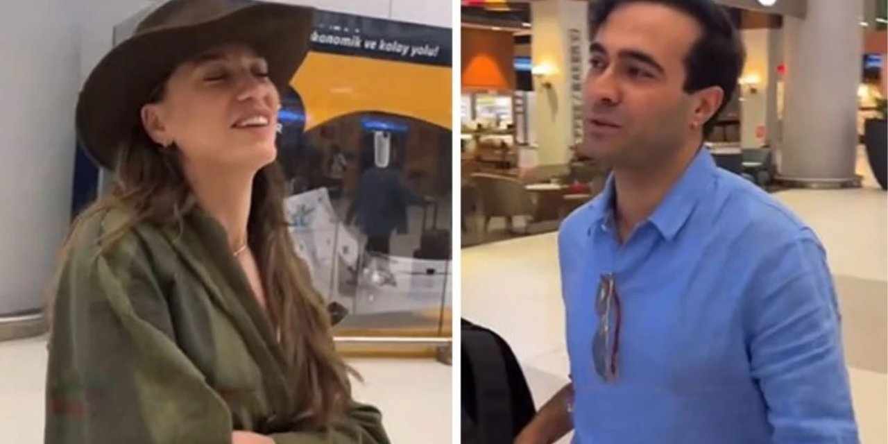 Serenay Sarıkaya ve Mert Demir Tatil Dönüşü Havalimanında Görüntülendi!