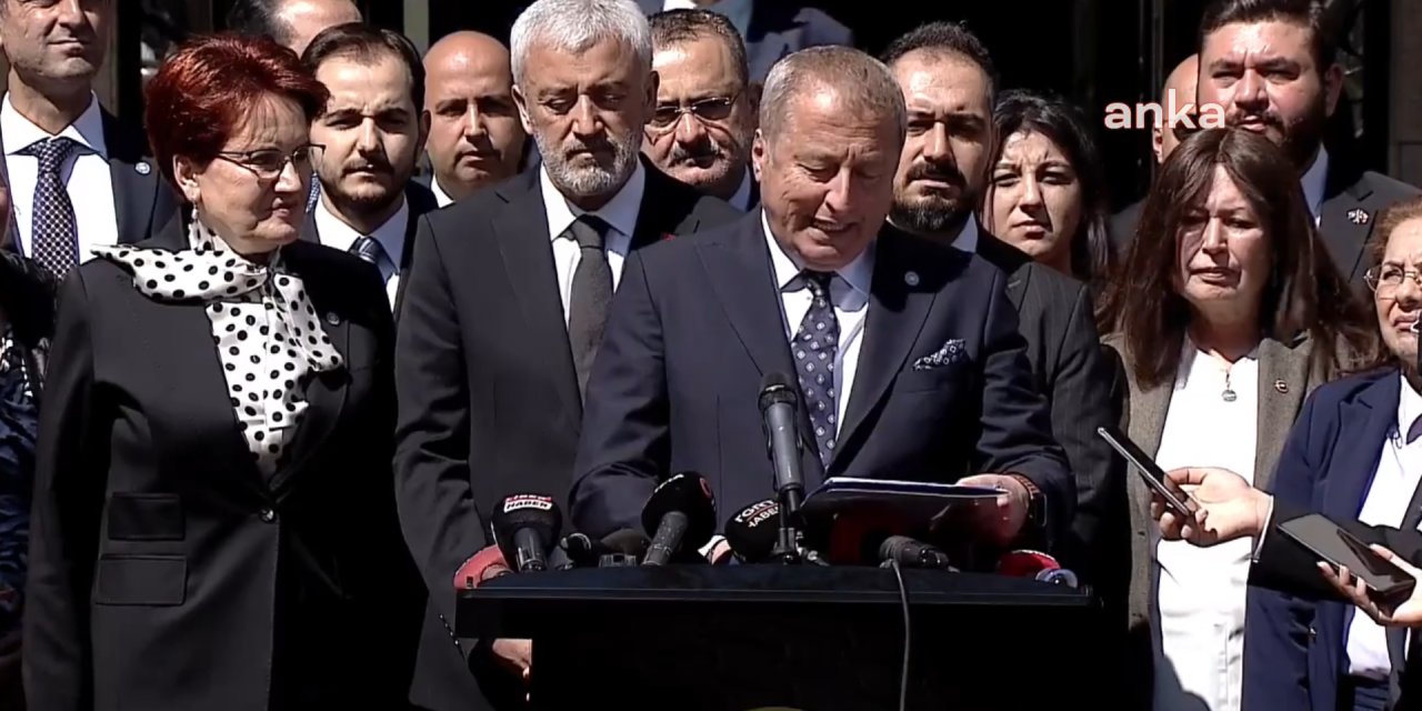 Akşener ile Adaylığını Açıklayan Müsavat Dervişoğlu YSK Önünde!