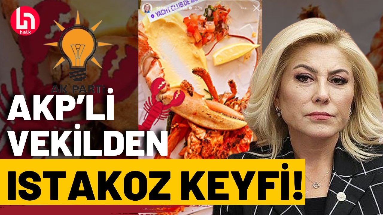 AKP'li vekil Şebnem Bursalı'nın Monaco'da yüksek sosyete ıstakoz keyfi!