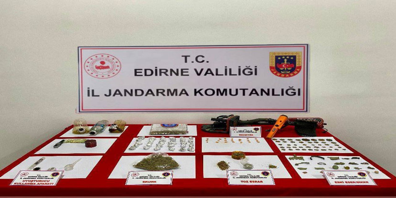 Edirne'de Uyuşturucu Operasyonu: 4 Gözaltı