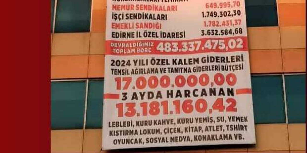 AKP'den CHP'ye Geçen Keşan Belediyesi Kuruyemişe 3 Ayda 13 Milyon TL Harcamış