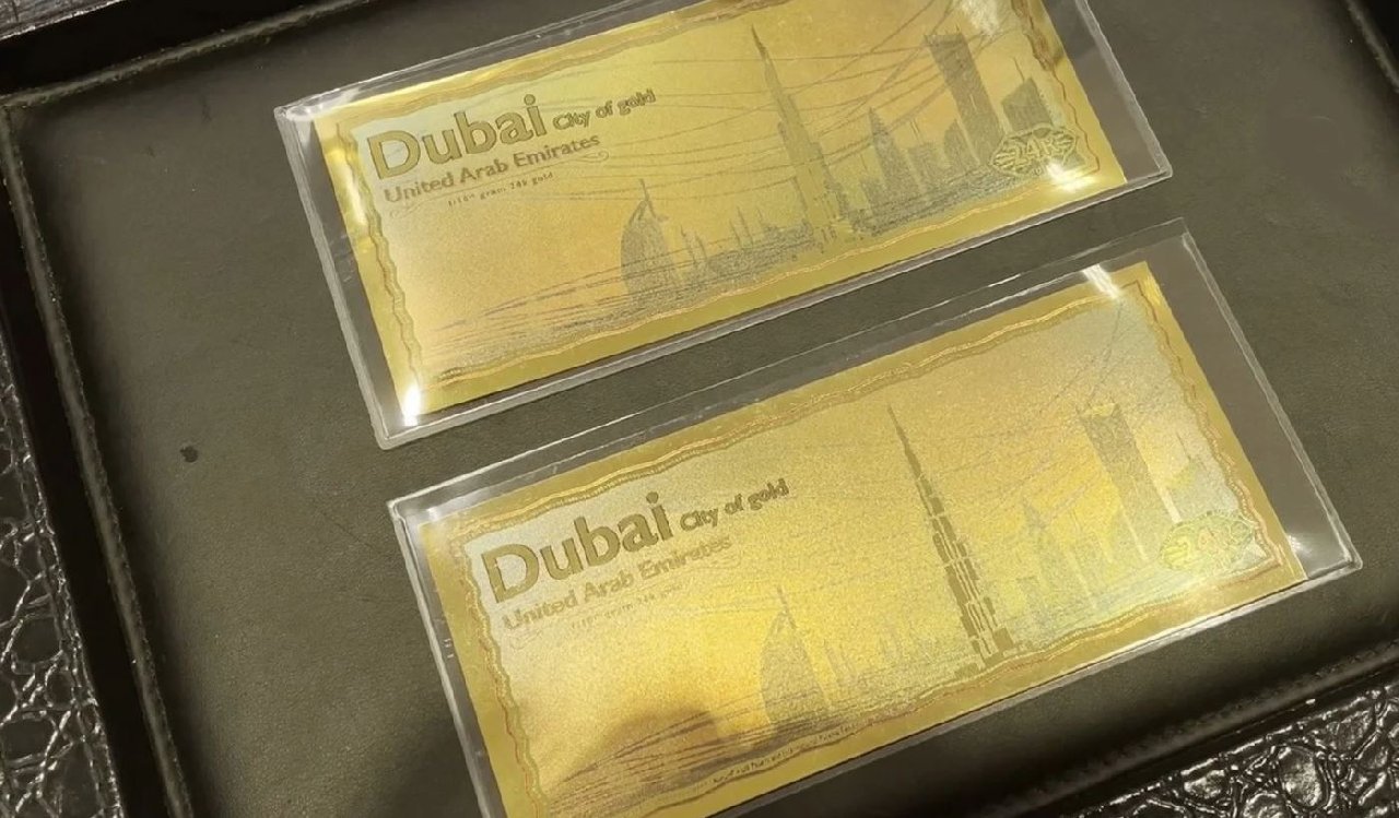 24 Ayar Altın Banknot