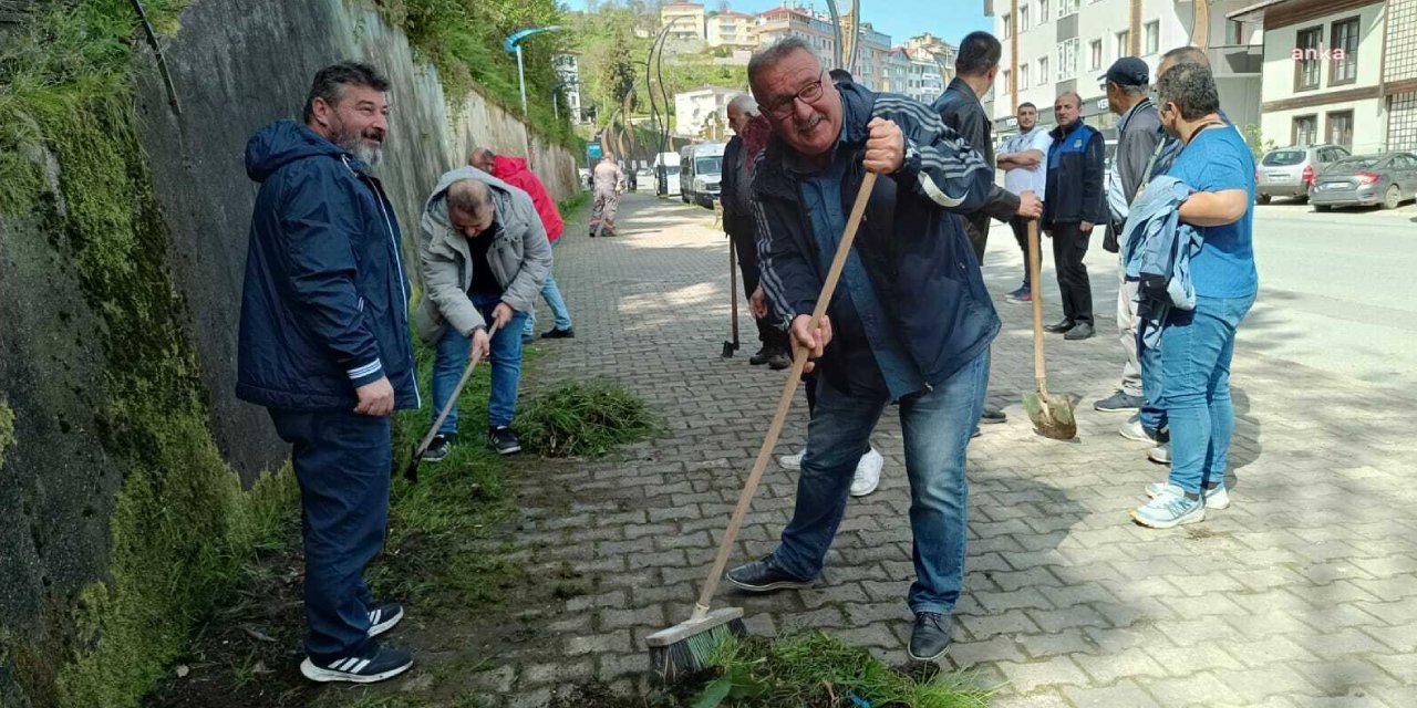 Rize Pazar Belediyesi İmece Usulü Temizlik Seferberliği Başlattı