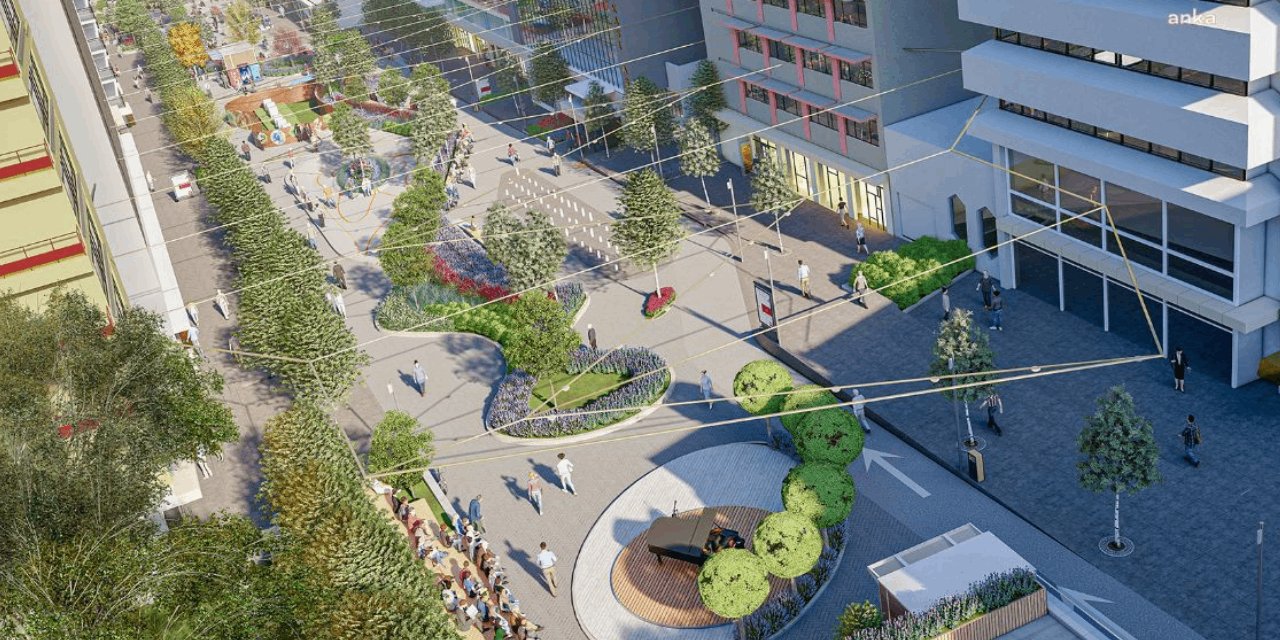 Ankara Büyükşehir Belediyesi'nden İzmir'in 1-2 Caddeleri için Kentsel Tasarım Projesi