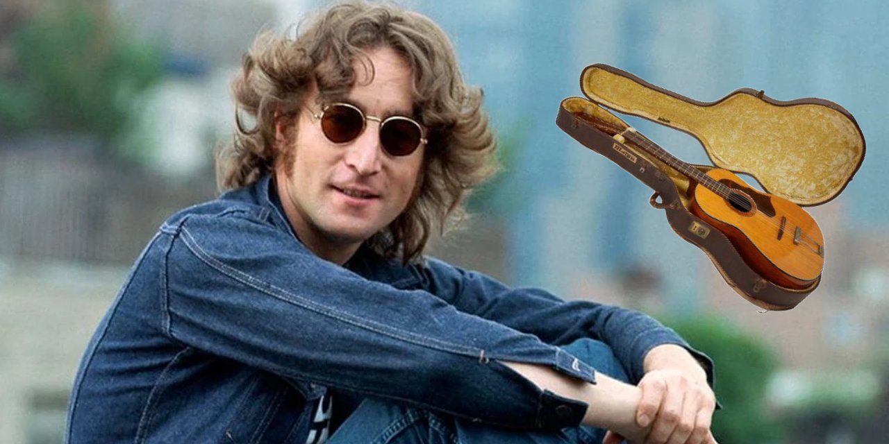 John Lennon'ın 50 Yıl Önce Kaybolan Gitarı Rekor Fiyata Açık Artırmada