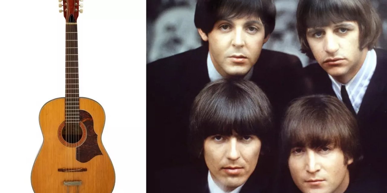John Lennon'un 50 Yıldır Kayıp Olan Gitarı Açık Artırmada