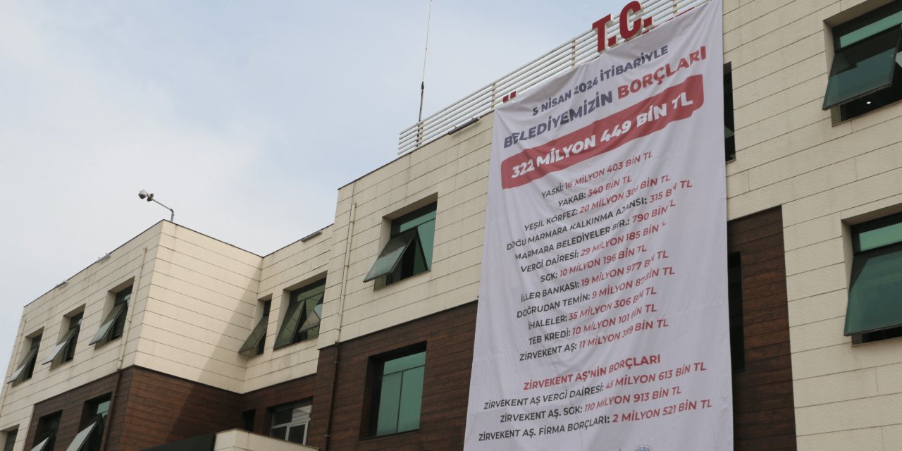 Yalova Çiftlikköy Belediyesi AKP'den 322 Milyon Lira Borç Devraldı
