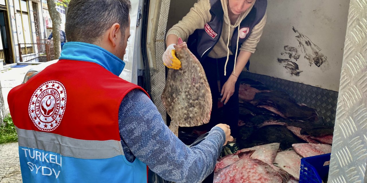 Sinop'ta Kaçak Avlanmış 340 Kalkan Balığı Ele Geçirildi