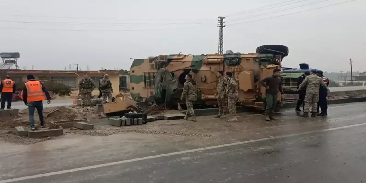 Şırnak'ta Askeri Araç Devrildi: 1Asker Şehit Oldu 3 Asker Yaralı!