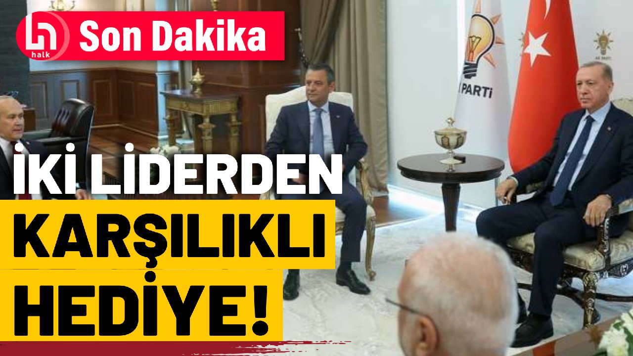 SON DAKİKA! Özgür Özel'le Erdoğan birbirlerine ne hediye etti? Sibel Mazrek aktardı!