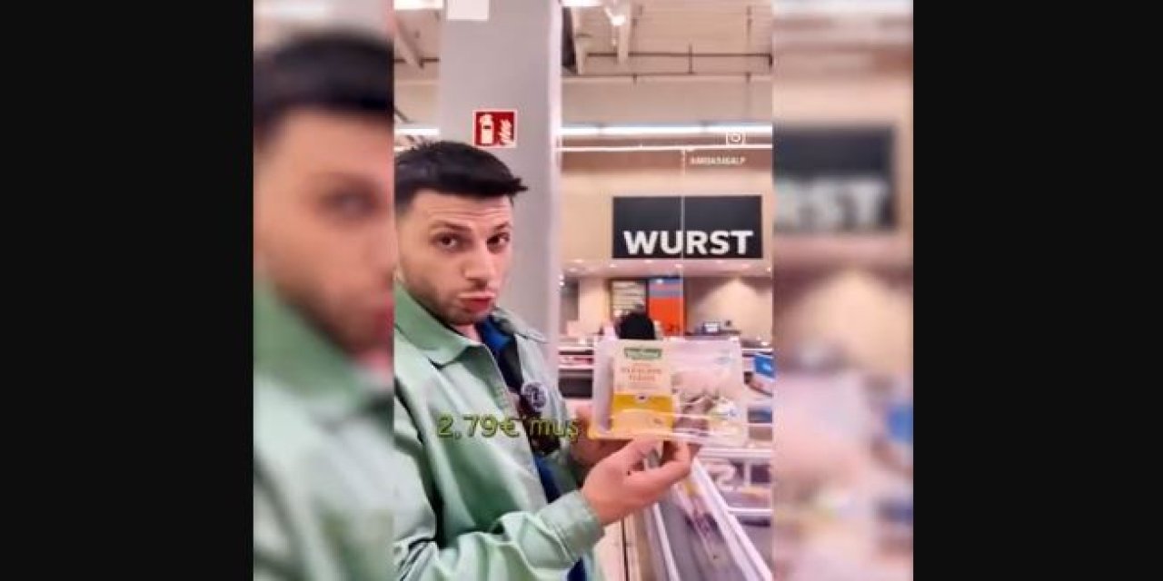 Almanya'da Yaşayan Türk'ün Kıskandıran Market Alışverişi! Pet Şişe Topladı, Marketten Tavuk Ve Et Aldı