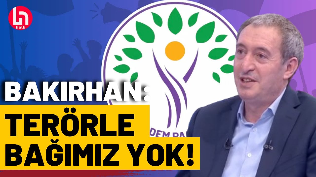 DEM Parti'nin kırmızı çizgisi nedir? Tuncer Bakırhan'dan dikkat çeken açıklama!