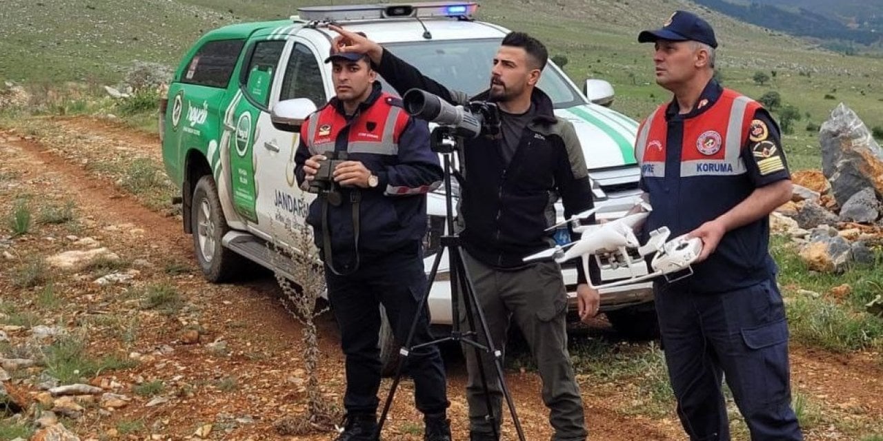 Kahramanmaraş'ta Dron Destekli Kaçak Av Denetimi