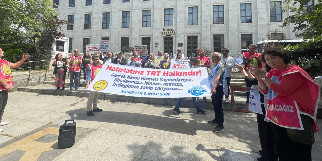 HABER-SEN'den TRT Binalarında Çalışmama Protestosu: "Kamunun Parası Nereye Harcandı?"
