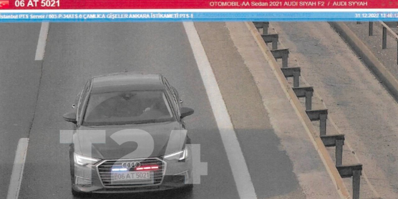 İşte Sinan Ateş'in Katilini İstanbul'a Kaçıran Çakarlı 'Audi'
