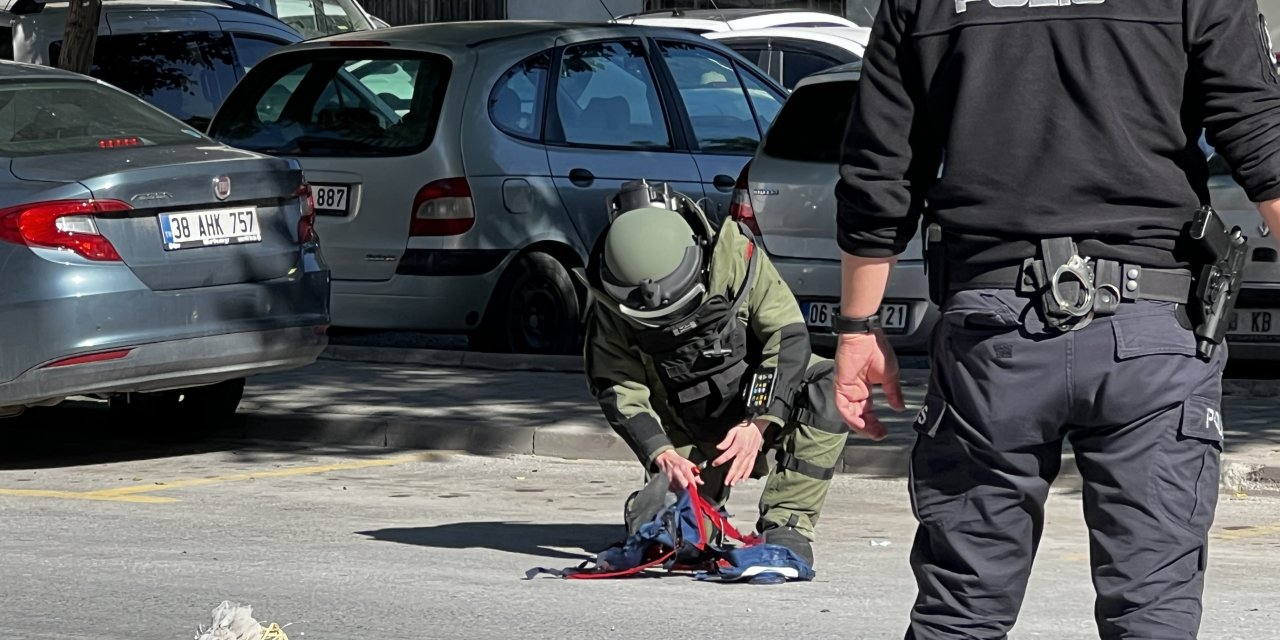 Kayseri'deki Sahipsiz Çanta Korkuttu