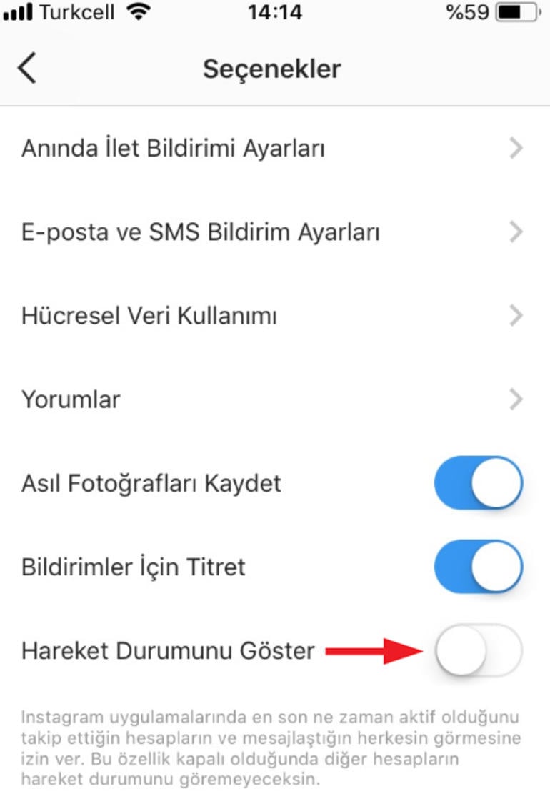 Instagram'da aktifliği kapatma nasıl yapılır?