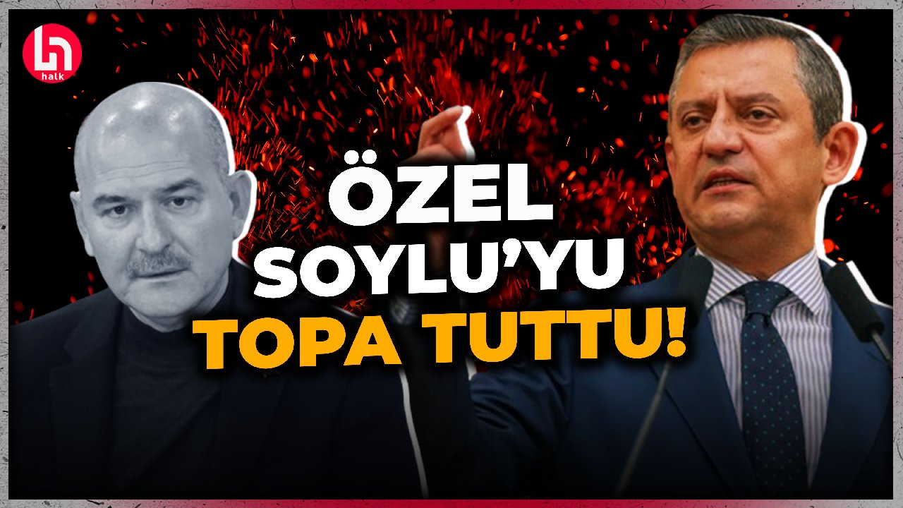 CHP lideri Özgür Özel'den Süleyman Soylu'ya şok sözler!