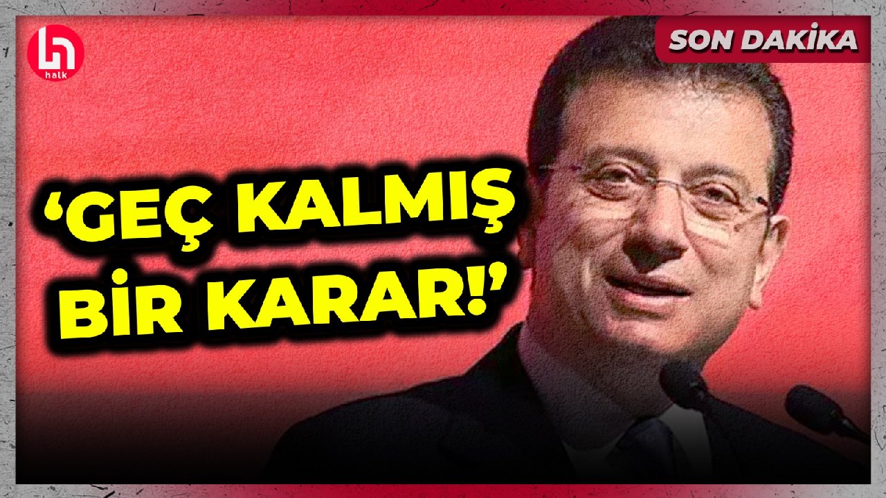 SON DAKİKA! Ekrem İmamoğlu'ndan 28 Şubat affına ilişkin ilk yorum!