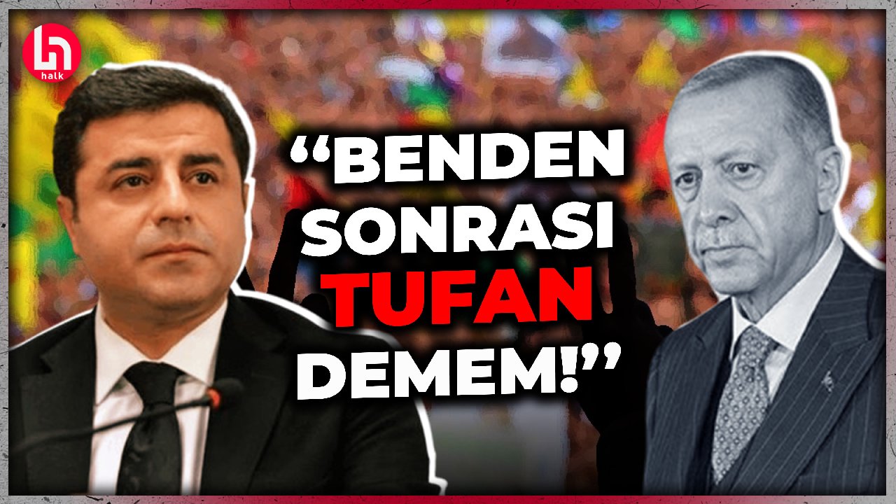 Selahattin Demirtaş'tan Erdoğan'a dikkat çeken çözüm önerisi!