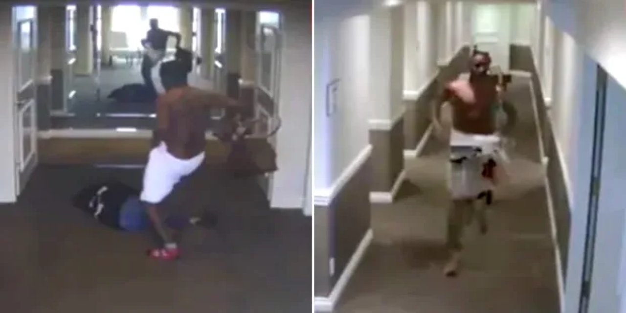 Kadına Şiddet Her Yerde! Ünlü Şarkıcı Sevgilisini Otel Koridorunda Tekme Tokat Dövdü!