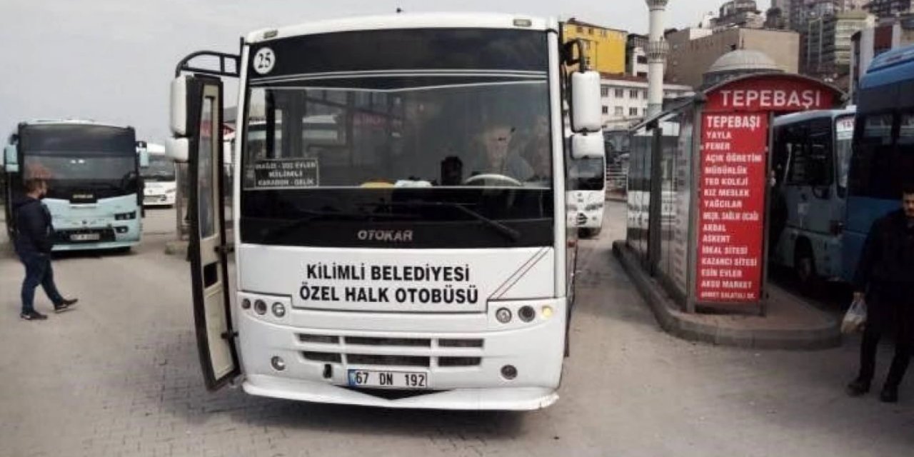 Zonguldak'ta Halk Otobüsüne Zam Geldi