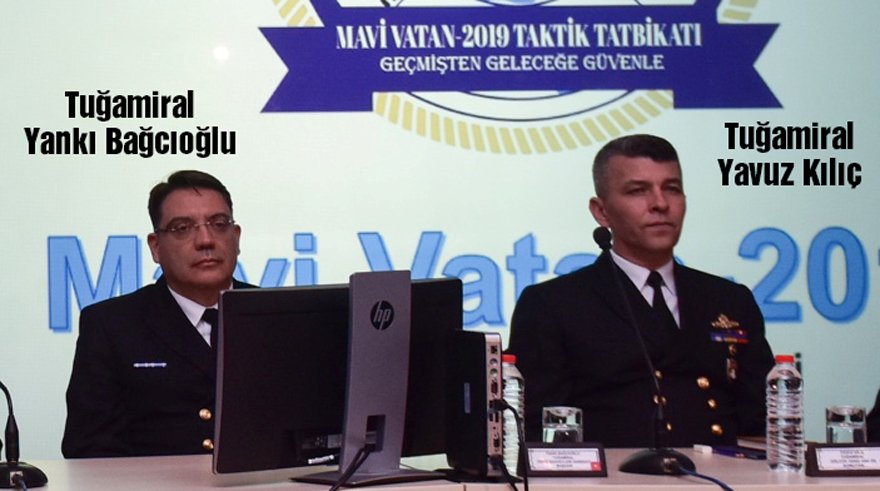 Dev tatbikatı o amiraller yönetiyor