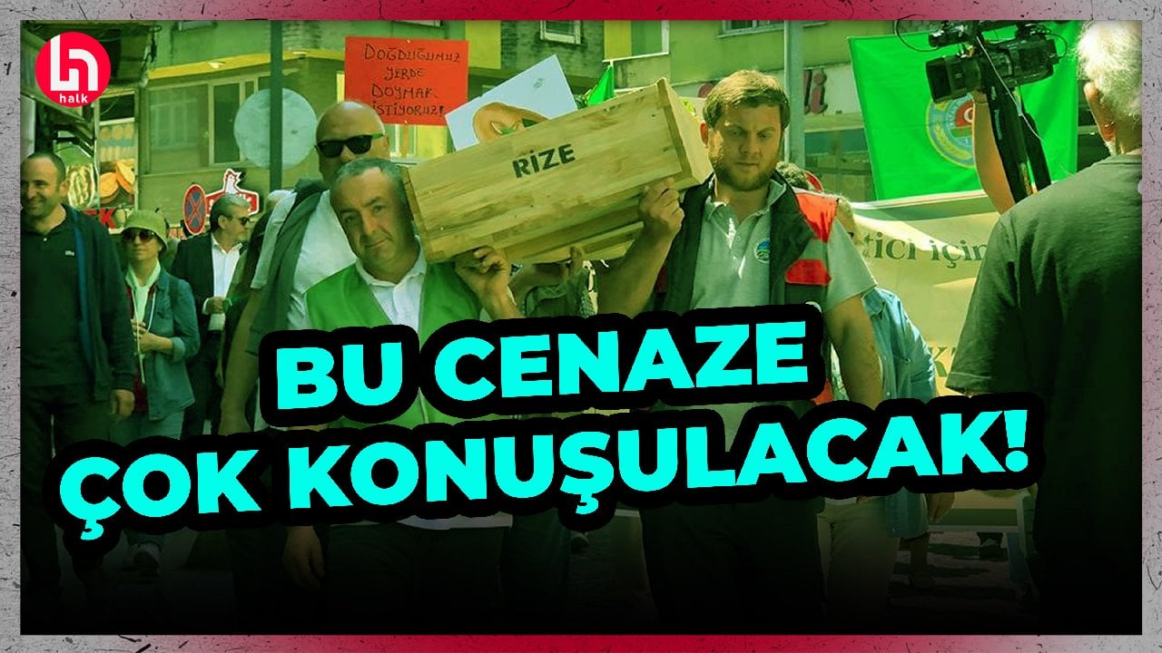 Rize'de üreticilerden gündem olacak cenaze töreni!