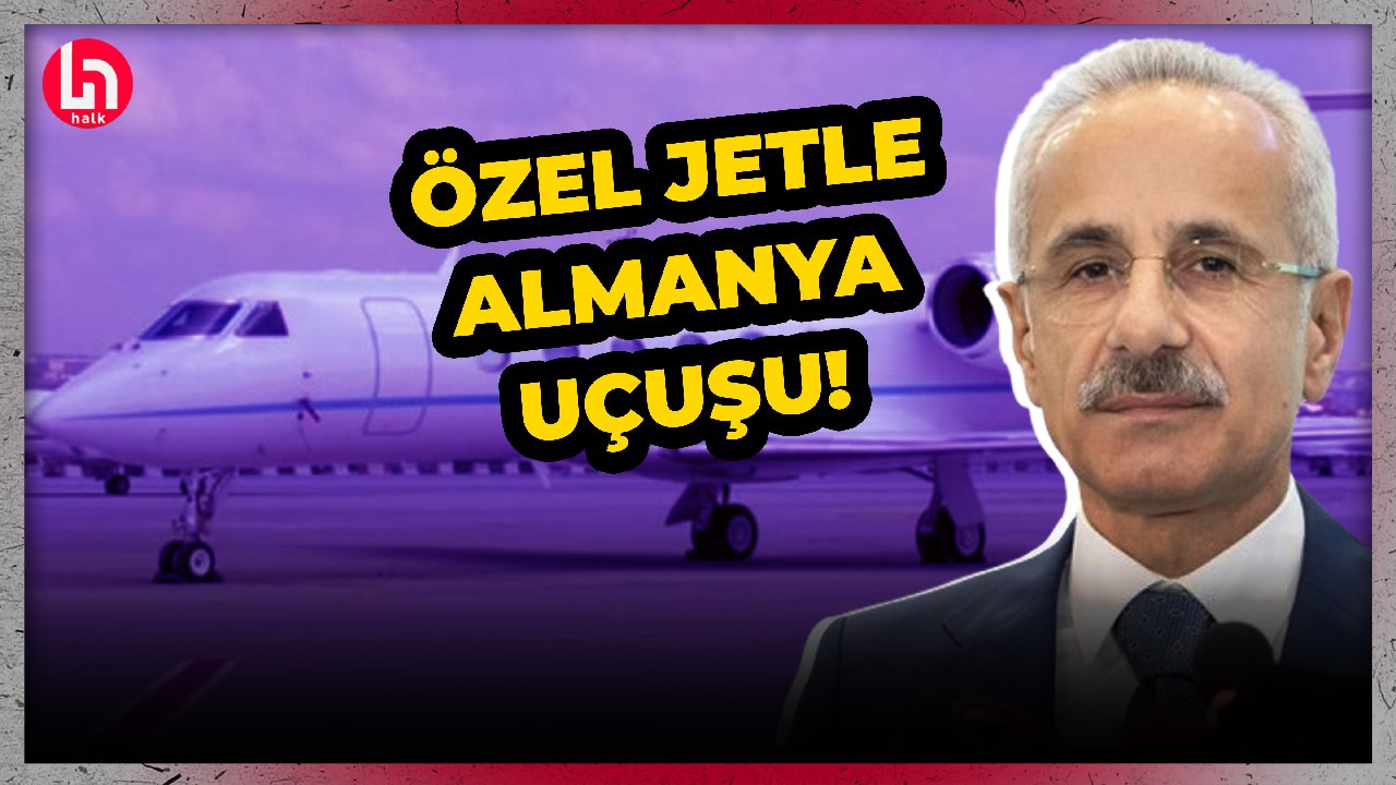 Ulaştırma Bakanı Almanya'ya özel jetle gitti! Hani tasarruf yapıyorduk?