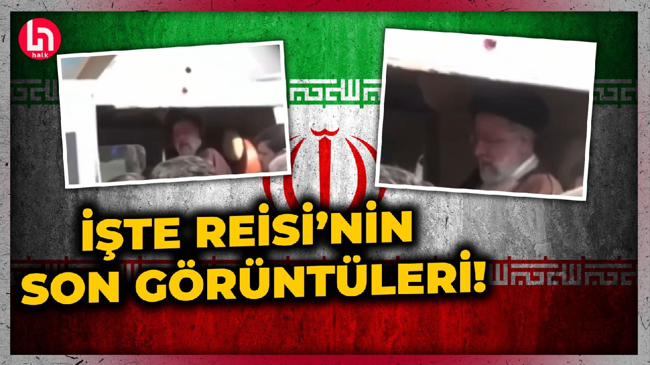 Reisi'nin son görüntüleri ortaya çıktı! Ölüm helikopterine böyle binmiş!