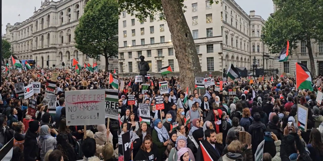 Filistin Protestosu: 40 Kişi Gözaltında 3 Polis Yaralandı