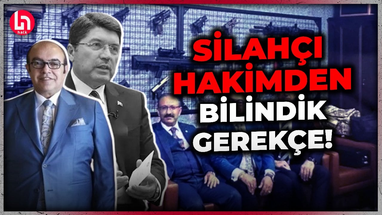 Adliye odasına astığı silahlar yüzünden görevine son verilen Hakim Oktay Tabur'un gerekçesi!