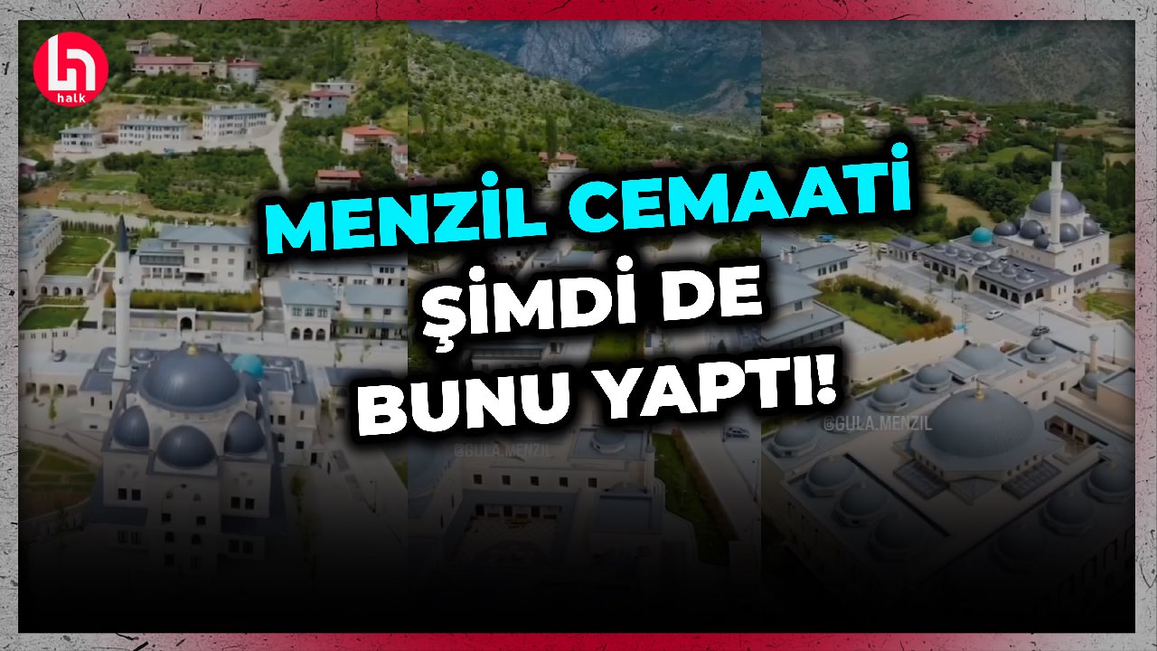 Ahtapot gibi yayılan Menzil Cemaati bunu da yaptı! İşte o görüntüler...