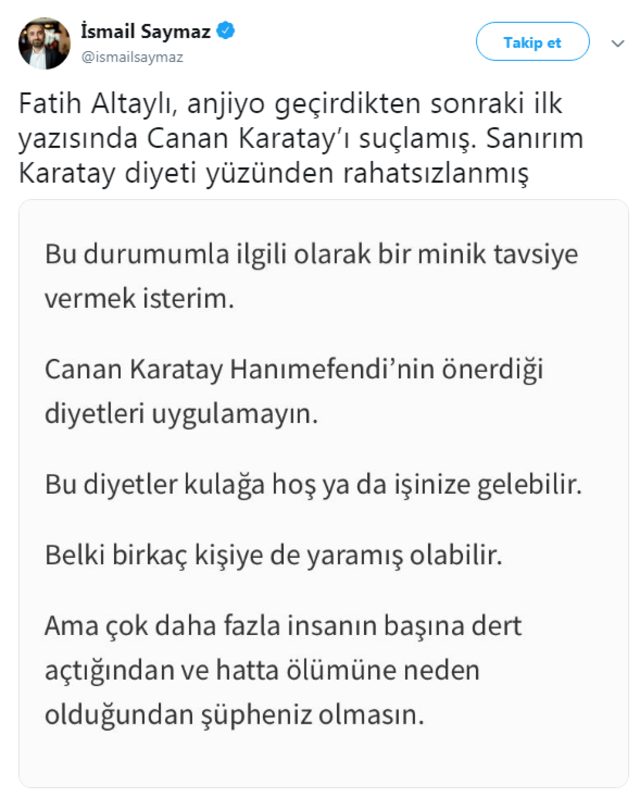 Nevşin Mengü ile İsmail Saymaz'ın 'hamsi' atışması