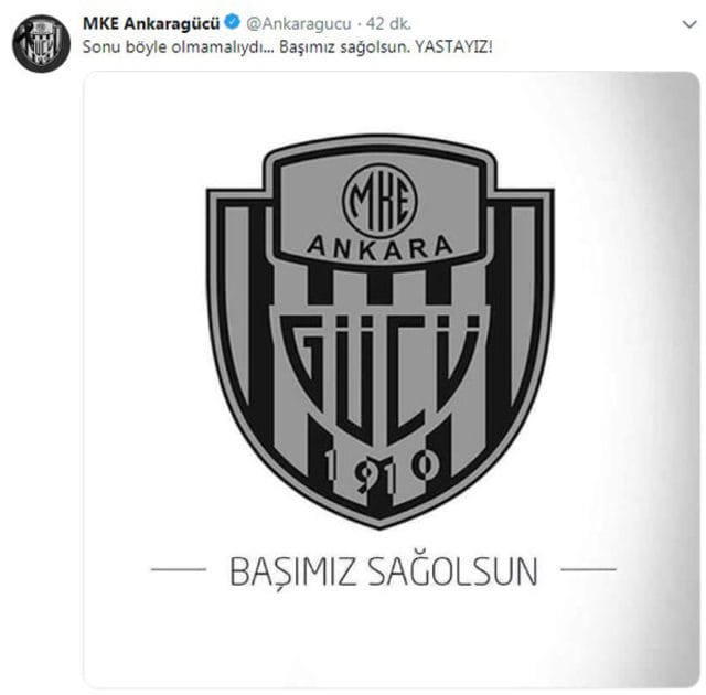 Ankaragücü taraftarlarını taşıyan otobüs kaza yaptı