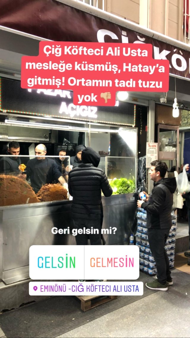 Çiğ köfteci Ali Usta mesleği bıraktı!