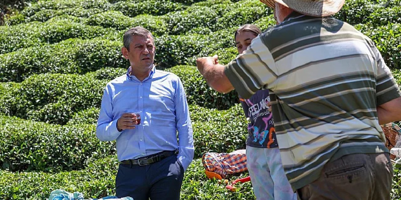 Çay Üreticileri Özgür Özel'e Dert Yandı 'Derdimiz Sıkıntımız Dağları Aştı'